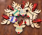 Personalised Christmas Reindeer Ornament ♡
