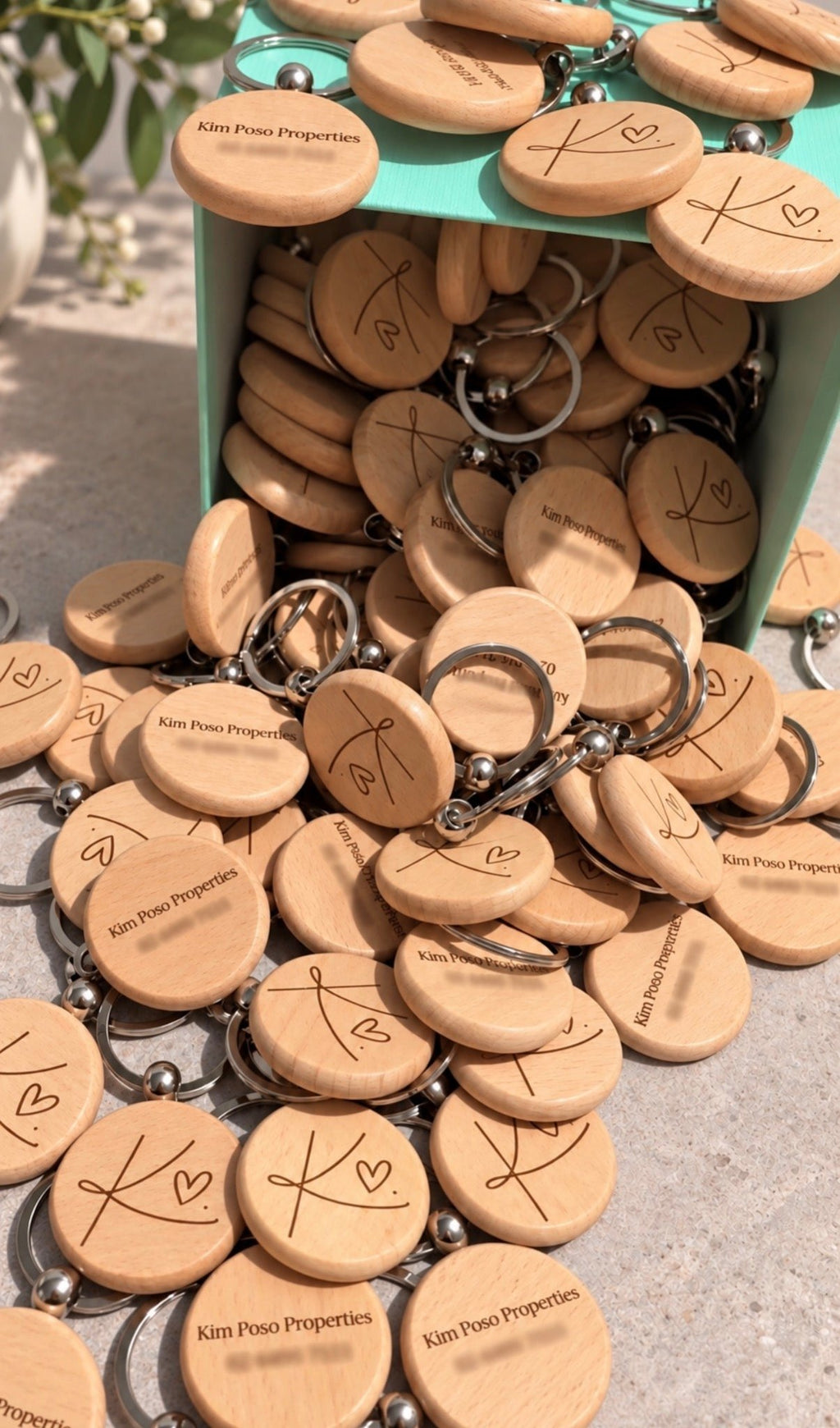 Engraved Wooden Keyring - SusieClareCreative