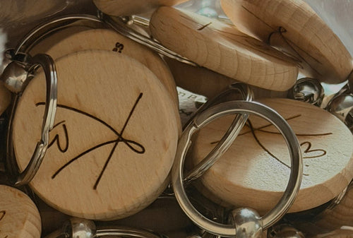 Engraved Wooden Keyring - SusieClareCreative