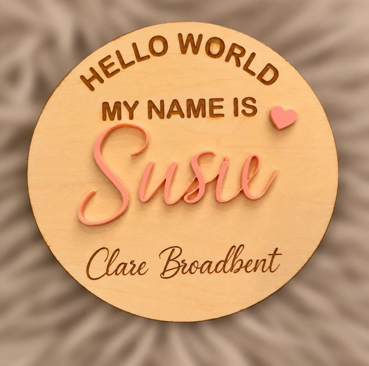 Hello world! Birth and name announcement ♡ - SusieClareCreative