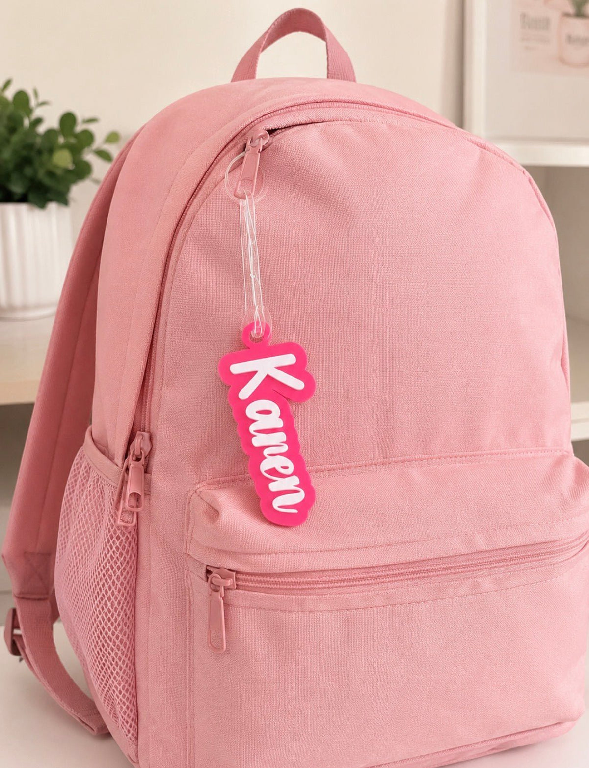 Personalised Acrylic Name Bag Tag ♡ - SusieClareCreative