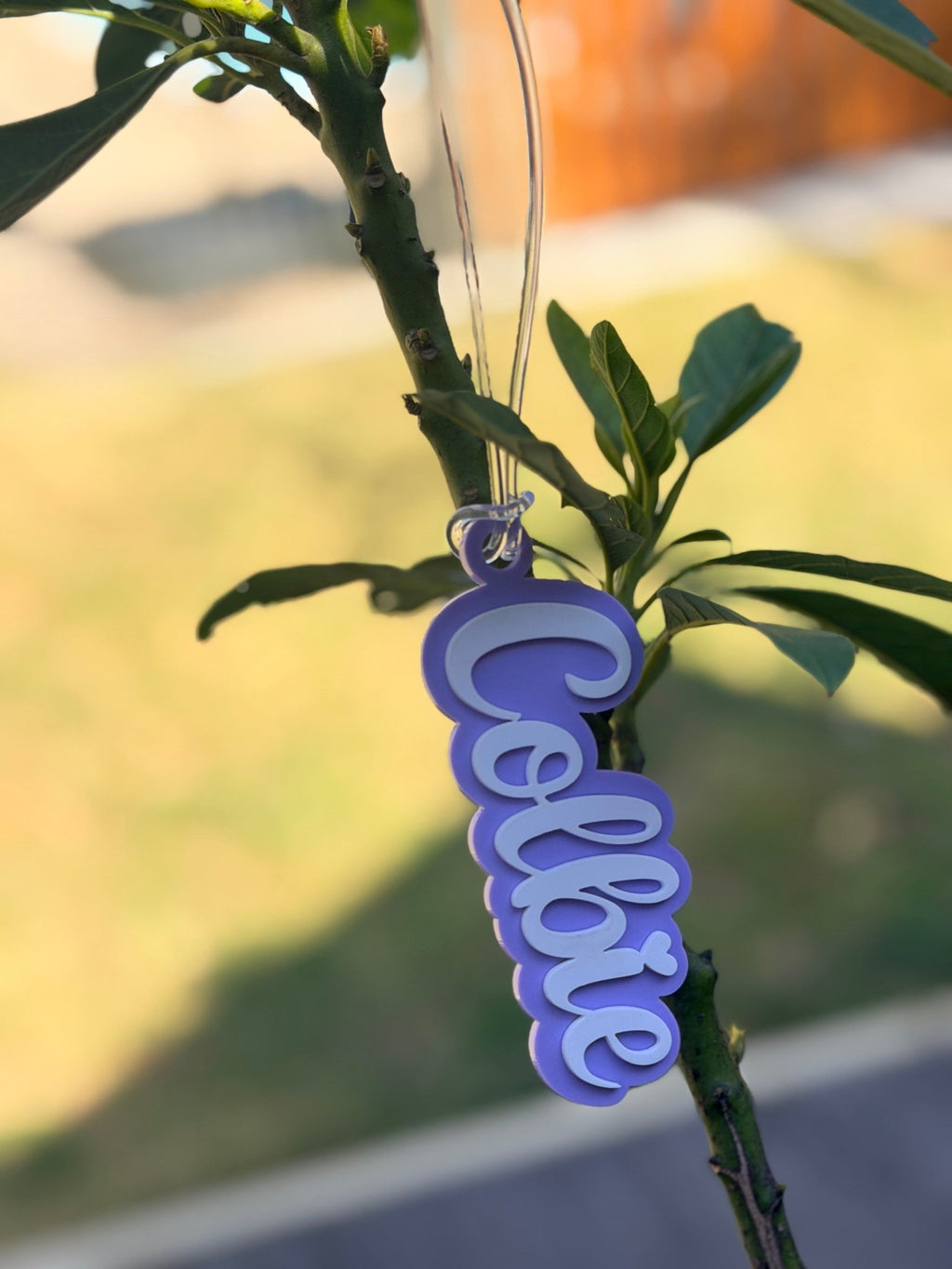 Personalised Acrylic Name Bag Tag ♡ - SusieClareCreative