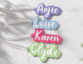 Personalised Acrylic Name Bag Tag ♡ - SusieClareCreative