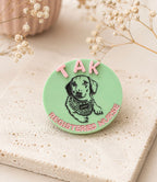 Personalised Pet Portrait Nurse Badge Reel ♡ - SusieClareCreative