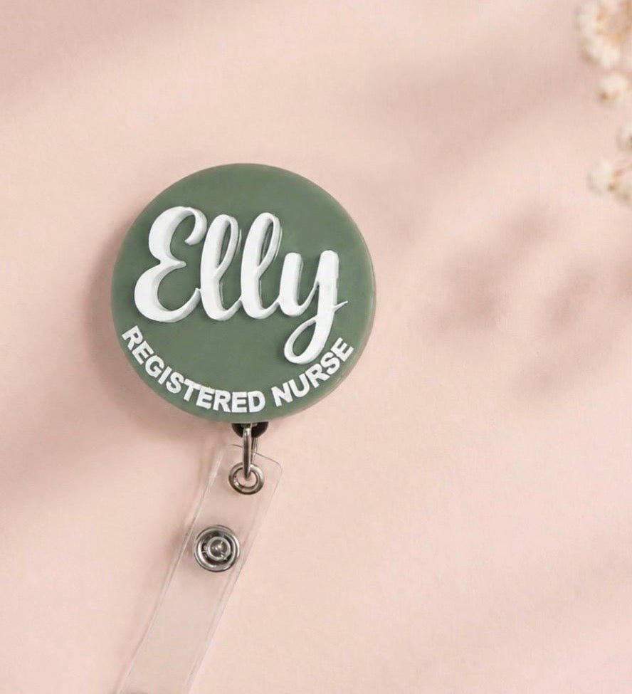 Personalised Round Badge Reel ♡ - SusieClareCreative