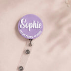 Personalised Round Badge Reel ♡ - SusieClareCreative